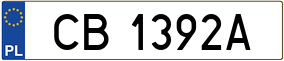 Truck License Plate